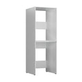 Dulap Baie Adore pentru Masina de Spalat si Uscator cu Blat Glisant, Alb, 65x182x67 cm