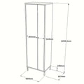 DULAP DE BAIE FR10-A, Alb, 50.4x165x35.7 cm