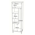DULAP DE BAIE FR10-A, Alb, 50.4x165x35.7 cm