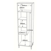 DULAP DE BAIE FR10-A, Alb, 50.4x165x35.7 cm