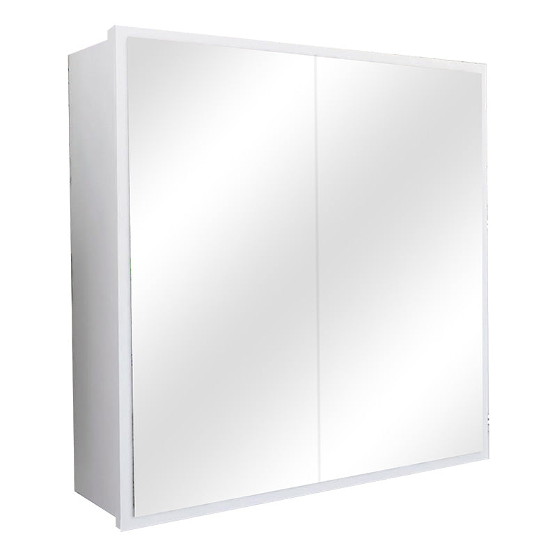 Dulap baie Poliana cu oglinda, alb, 70x17x70 cm