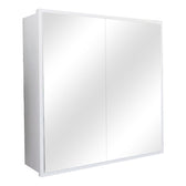 Dulap baie Poliana cu oglinda alb 70x17x70 cm