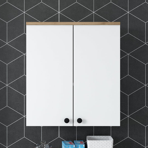 Dulap Baie suspendat Ozan, Nuc, 65x72x32 cm
