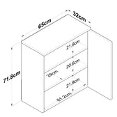 Dulap Baie suspendat Ozan, Nuc, 65 x 72 x 32 cm