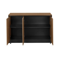 Dulap birou Oscar, Nuc, 120x40x80 cm