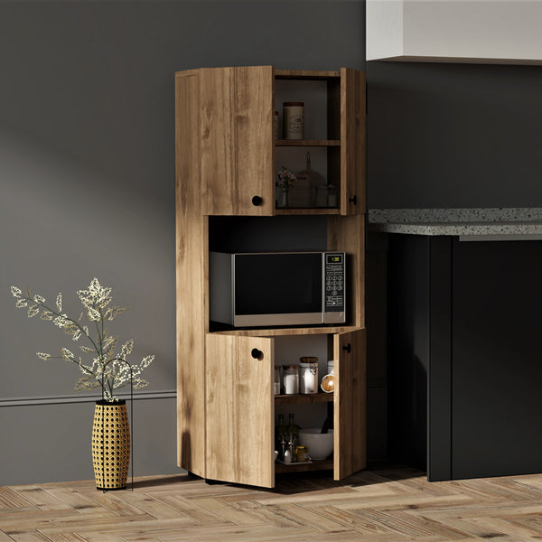 Dulap bucatarie Guzel, Nuc, 60x31x140 cm