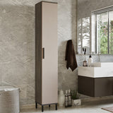 Dulap-coloana Aurelius antracit-Latte, 30x30x184 cm