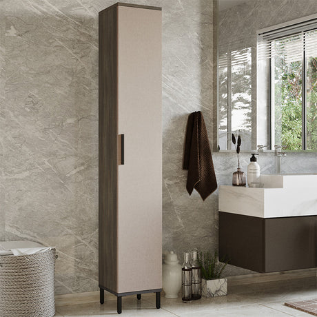 Dulap-coloana Aurelius antracit-Latte, 30x30x184 cm