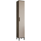 Dulap-coloana Aurelius antracit-Latte, 30x30x184 cm