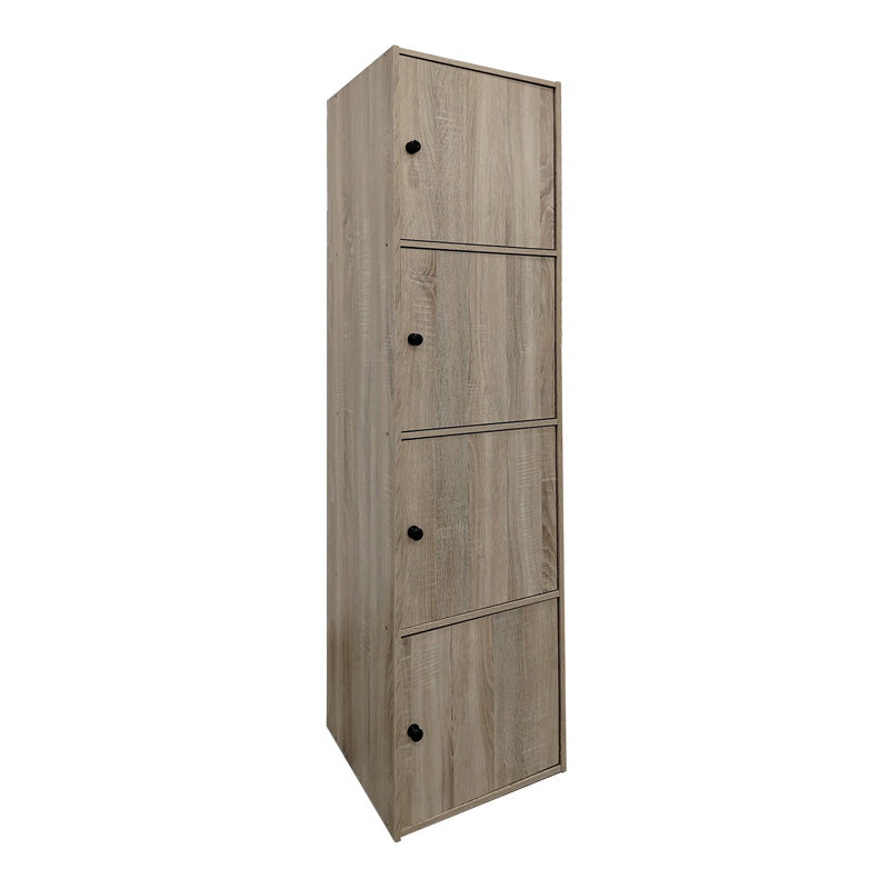 Dulap coloana Gabino, Lemn, 40x39x158 cm - Sonoma