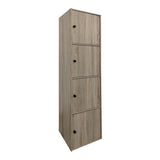 Dulap coloana Gabino, Lemn, 40x39x158 cm - Sonoma