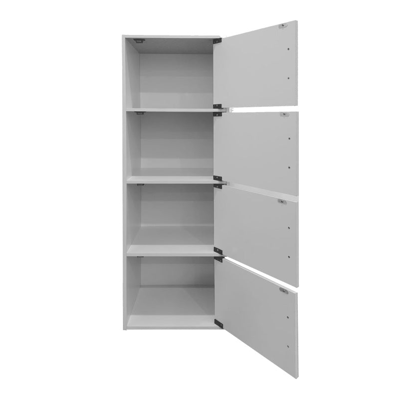 Dulap coloana Soline, Lemn, Alb - Stejar, 40x34x120 cm - Alb