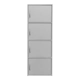 Dulap coloana Soline, Lemn, Alb - Stejar, 40x34x120 cm - Alb
