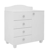 Dulap Copii Pearl, Alb, 40x0x90 cm