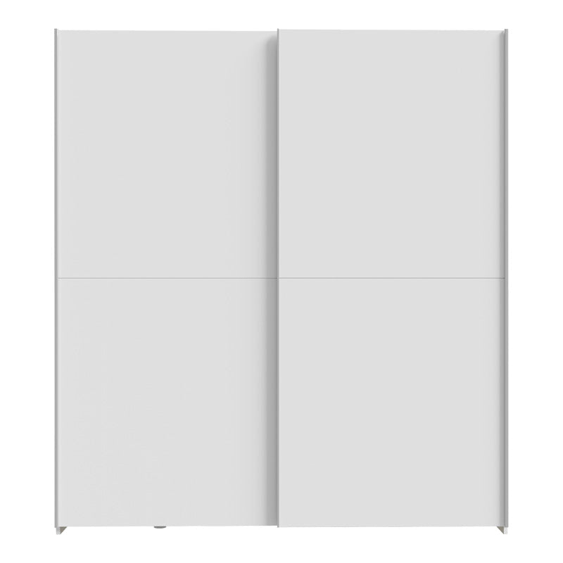 Dulap cu 2 uși și rafturi Noez I, Alb, Lemn, 170x61x190 cm, foto produs