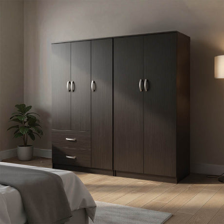 Dulap Athos cu 5 usi, 170x42x180 cm