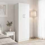 Dulap Athos cu 2 usi, 60x42x180 cm - Alb