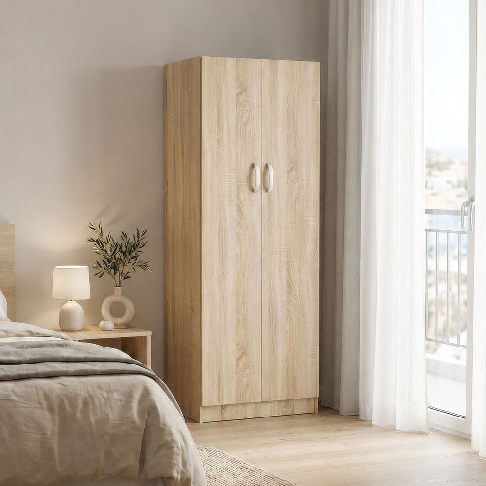 Dulap Athos cu 2 usi, 60x42x180 cm - Stejar