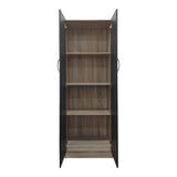 Dulap Athos cu 2 usi, 60x42x180 cm - Sonoma-Antracit