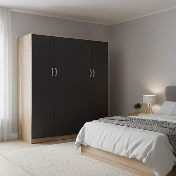 Dulap Athos I cu 4 usi, 160x42x180 cm