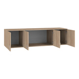 Dulap cu patru uși Royal Loft, Sonoma, 200x58x53 cm - Stejar