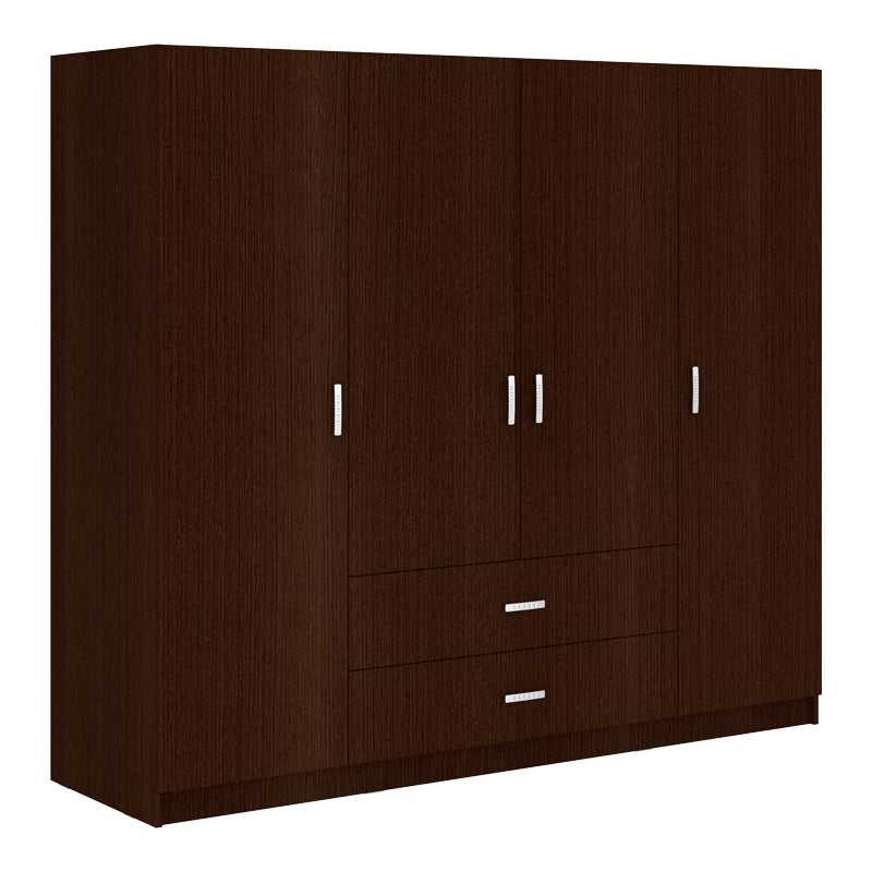 Dulap cu patru uși Royal, Wenge, 200x58x177 cm