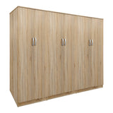 Dulap Athos II cu 6 usi, 240x42x180 cm - Stejar