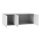 Dulap cu trei uși Royal, Loft, lemn, Alb, 150x58x53 cm - Alb