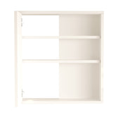 Dulap de baie Bagno cu oglinda, Alb, 60x14x64 cm, perspectiva suplimentara
