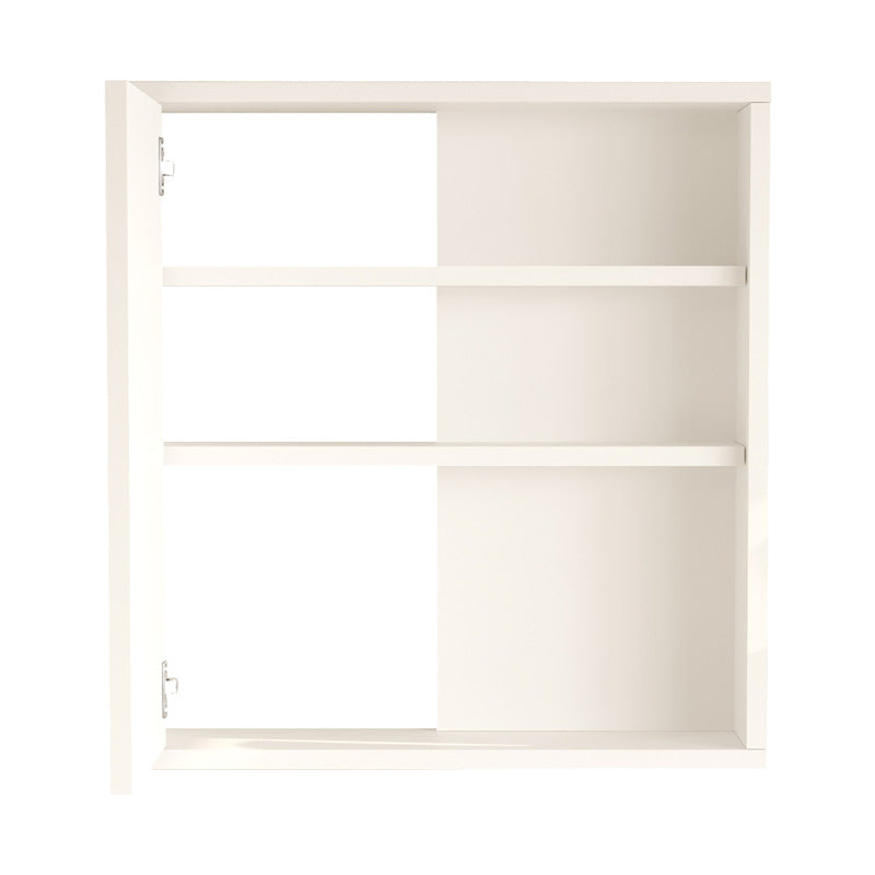 Dulap de baie Bagno cu oglinda, Alb, 60x14x64 cm, perspectiva suplimentara