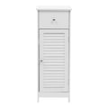 Dulap de baie Chesy, MDF, Alb, 32x30x87 cm, imagine produs 4