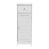 Dulap de baie Chesy, MDF, 32x30x87 cm - Dulap de baie Chesy, MDF, Alb, 32x30x87 cm, imagine produs 4