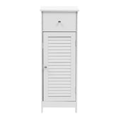 Dulap de baie Chesy, MDF, Alb, 32x30x87 cm, imagine produs 4