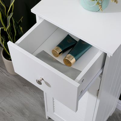Dulap de baie Chesy, MDF, Alb, 32x30x87 cm, imagine produs 5