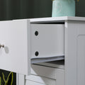 Dulap de baie Chesy, MDF, Alb, 32x30x87 cm, imagine produs 6