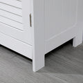 Dulap de baie Chesy, MDF, Alb, 32x30x87 cm, imagine produs 8