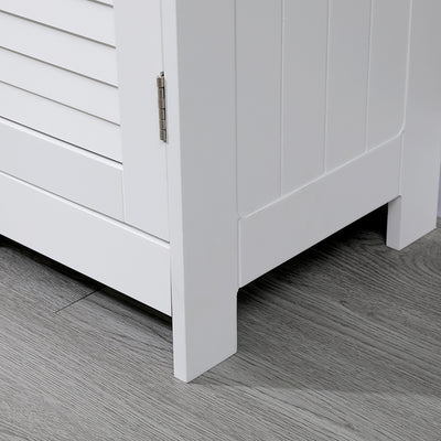 Dulap de baie Chesy, MDF, Alb, 32x30x87 cm, imagine produs 8