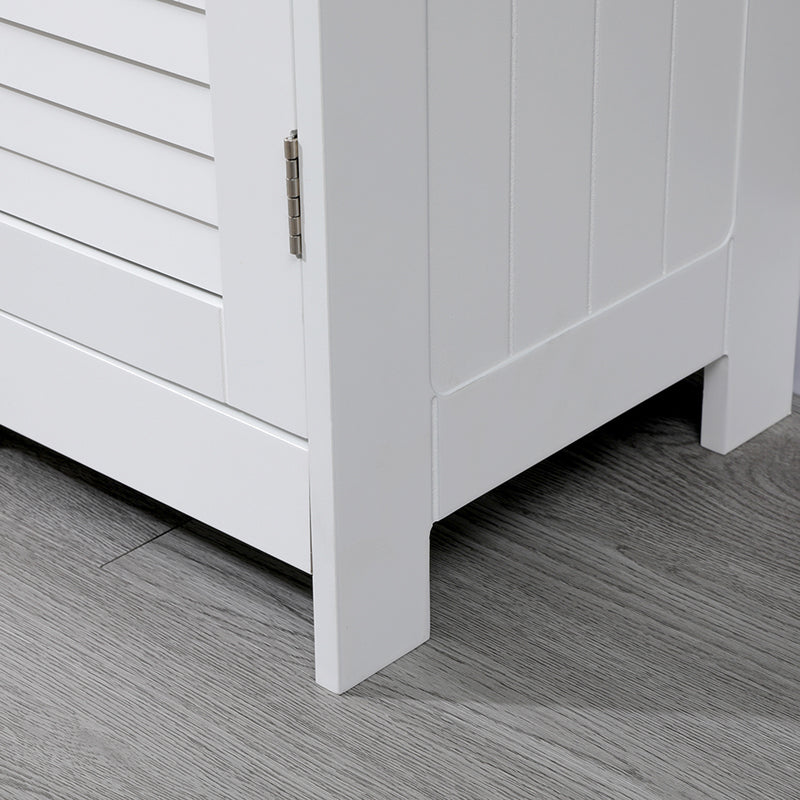 Dulap de baie Chesy, MDF, Alb, 32x30x87 cm, imagine produs 8