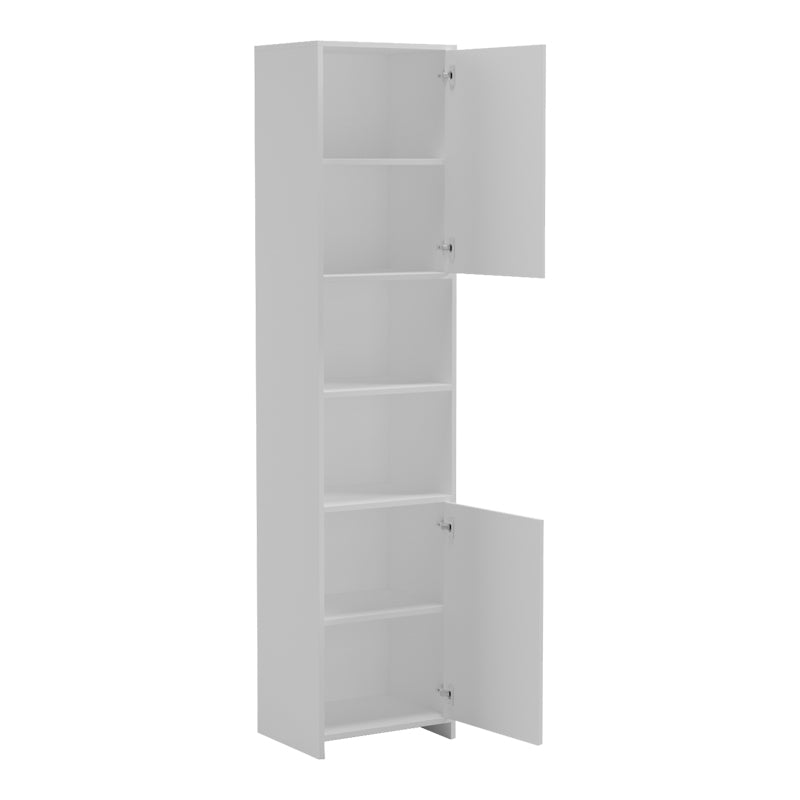 Dulap de baie Column-cabinet Perlina, Alb, 40x32x175 cm