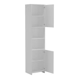 Dulap de baie Column-cabinet Perlina, Alb, 40x32x175 cm