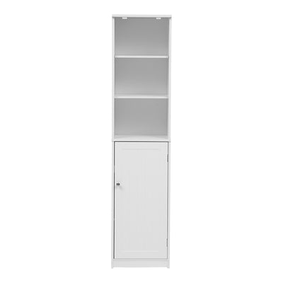 Dulap de baie Desilia, MDF, Alb, 37x30x160 cm, imagine produs 5
