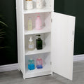 Dulap de baie Desilia, MDF, Alb, 37x30x160 cm, imagine produs 6