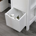 Dulap de baie Kelby, MDF, Alb, 30x30x144 cm, imagine produs 7