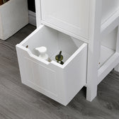 Dulap de baie Kelby, MDF, Alb, 30x30x144 cm, imagine produs 7