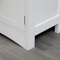 Dulap de baie Sejo, MDF, Alb, 60x33x154 cm, imagine produs 8