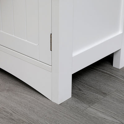 Dulap de baie Sejo, MDF, Alb, 60x33x154 cm, imagine produs 8