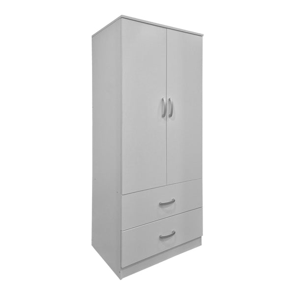 Dulap de haine Double-leaf wardrobe cu 2 drawers Alvia, Diverse culori, 80x52x180 cm
