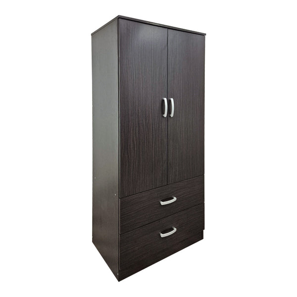 Dulap de haine Double-leaf wardrobe cu 2 drawers Alvia, Diverse culori, 80x52x180 cm
