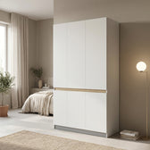 Dulap de haine Merzia, Sonoma, 120x47x183 cm