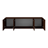 Dulap cu patru uși Royal Loft, Sonoma, 200x58x53 cm - Wenge